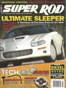 SUPER ROD 2008 JULY - INDUCTION SPECIAL, 61 3X2 VENTURA, 50 FORD